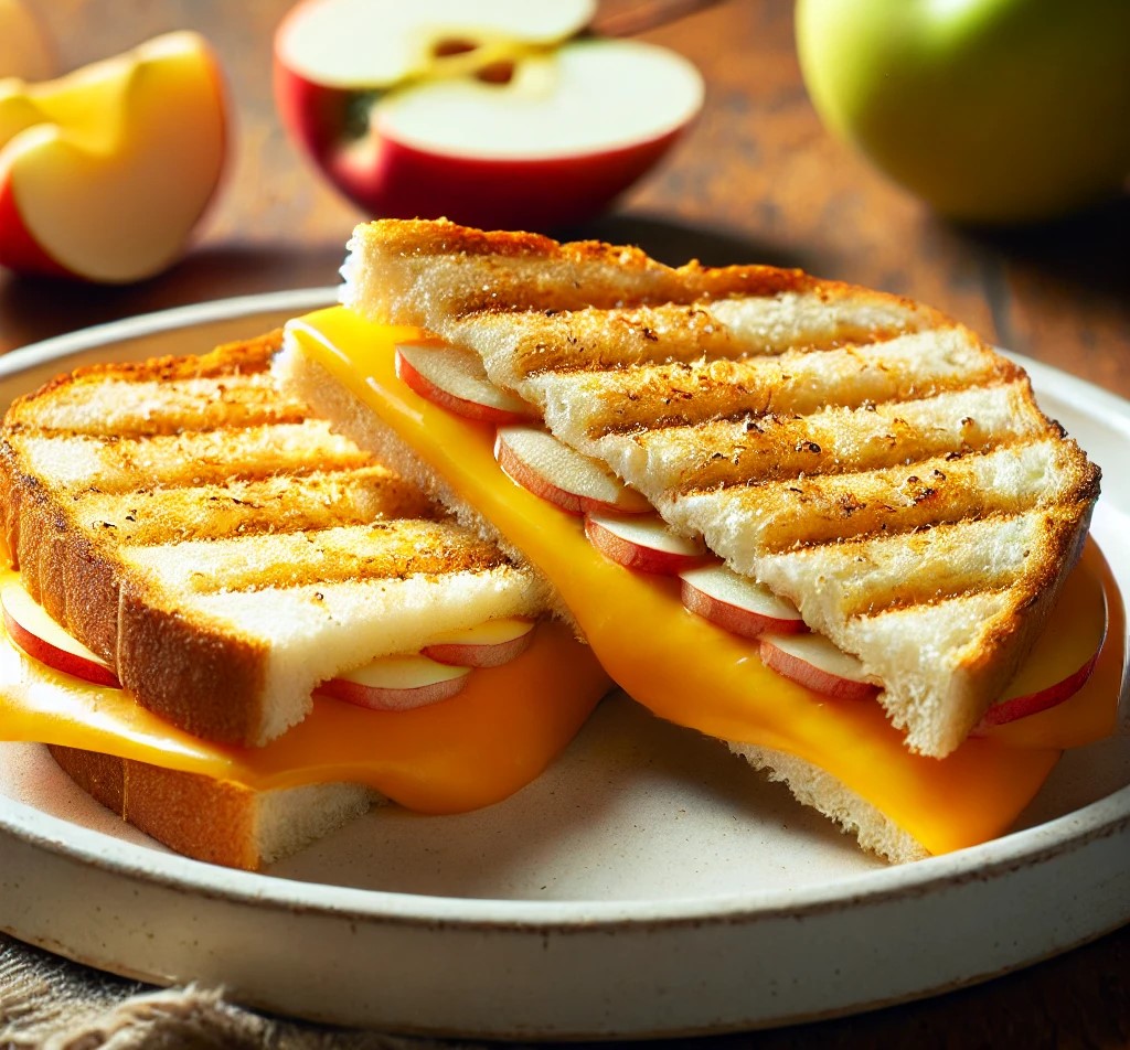 Apple and Cheddar Grilled Sandwich