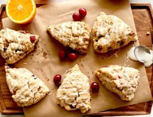 Cranberry Orange Scones