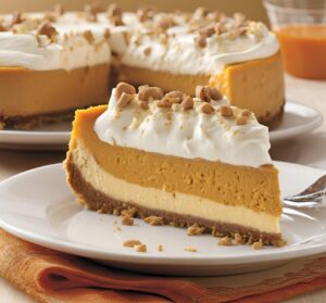 Double-Layer Pumpkin Cheesecake