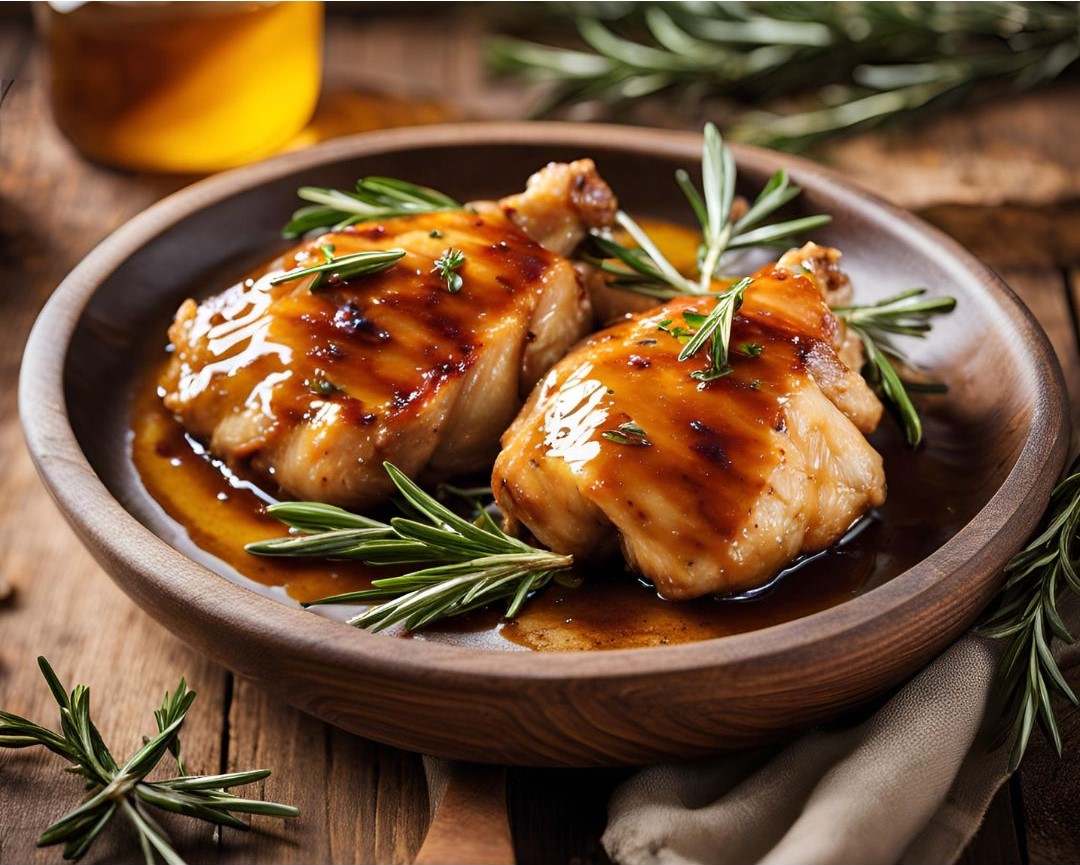 Honey Garlic Chicken with Rosemary