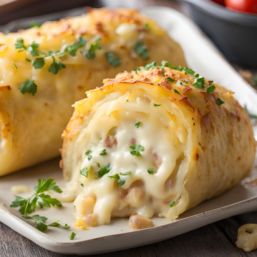 Cheesy Scalloped Potato Roll