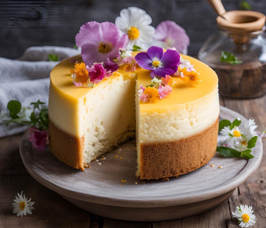 Easy Rice-Cooker Fluffy Cheesecake