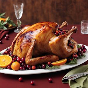 Orange and Cranberry Glazed Turkey