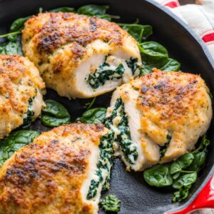 Spinach Stuffed Chicken Breasts