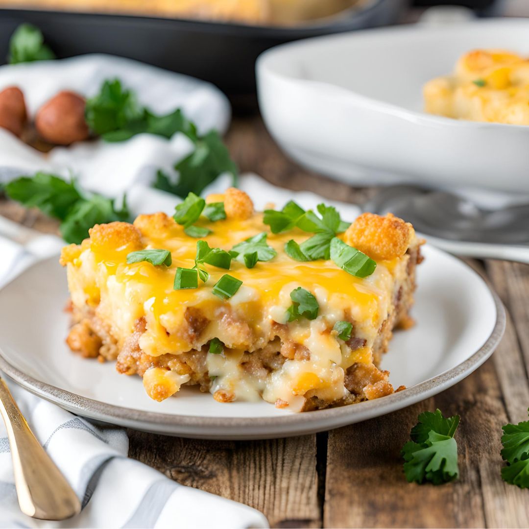 Tater Tot Breakfast Casserole