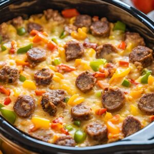 Crockpot Sausage Breakfast Casserole