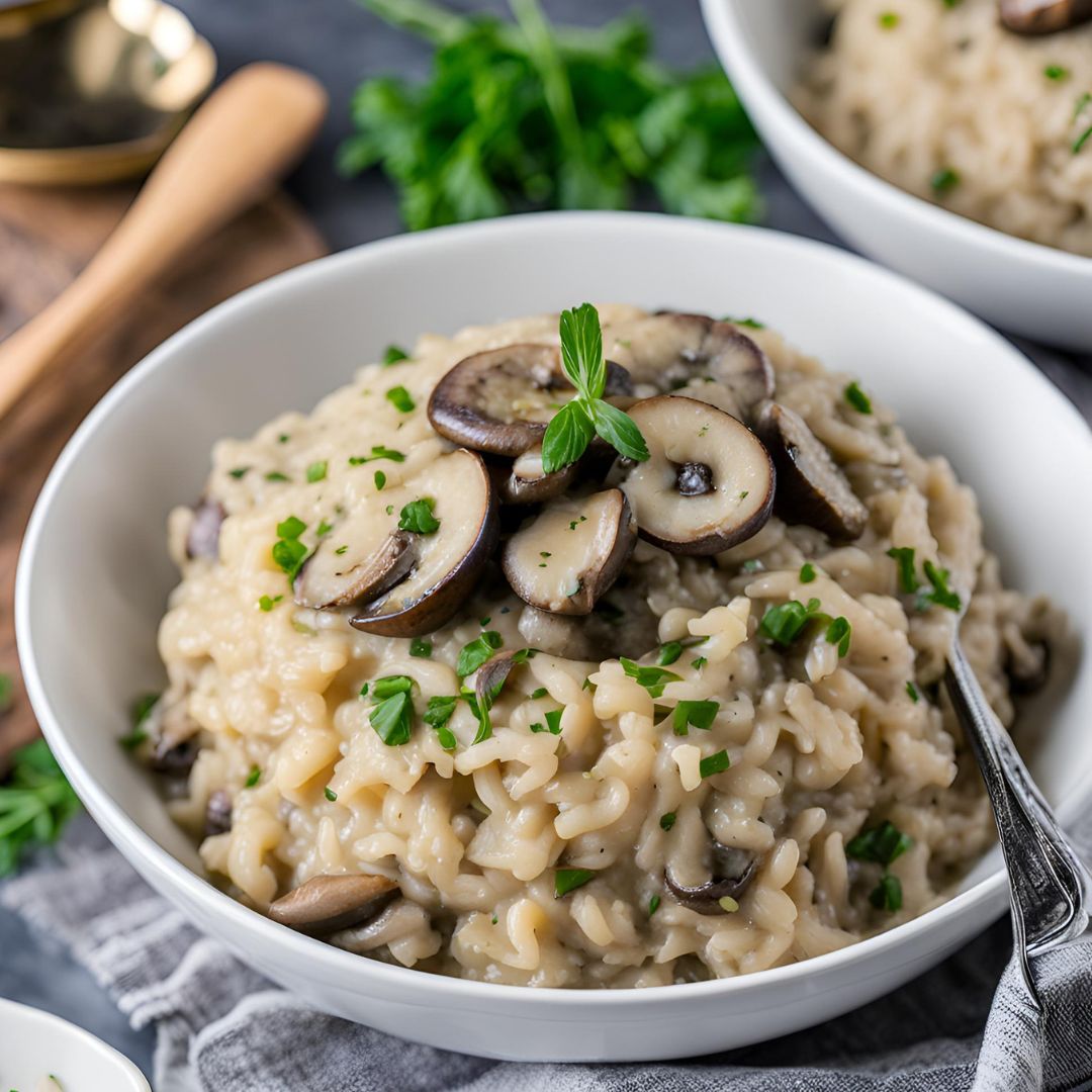 Instant Pot Mushroom Risotto