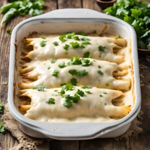 White Chicken Enchiladas